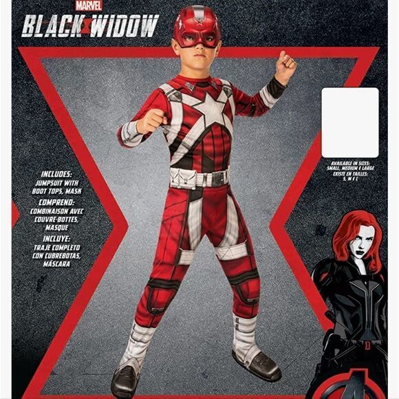NWT Rubies Child's Marvel: Black Widow Red Guardian Costume, 4/6 - Picture 3 of 6
